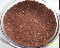 Torta de limão e chocolate meio amargo muito fácil (sem forno)