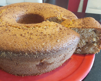 Bolo de pêra com aveia