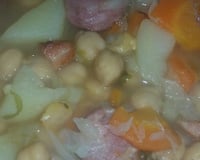 Sopa de grão-de-bico