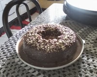 Bolo de chocolate de microondas