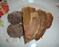 Torta cremosa de banana (para o Natal)