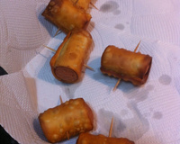 Espetinho de salsicha