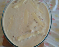 Batata assada com molho branco