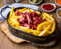 Petisco de calabresa sequinha na airfryer