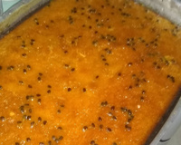 Bolo simples de maracujá