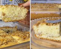 Nem farinha de trigo, nem leite: esse é o melhor bolo de banana sem glúten que eu já comi