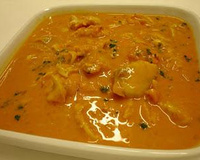 Filé de peixe cremoso