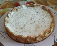 Torta de limão com chocolate branco