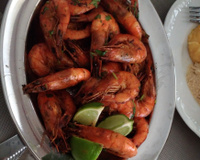 Camarão alho e óleo realli