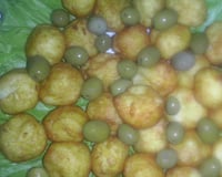 Bolinho de batata com queijo (melhor do que batata-frita)