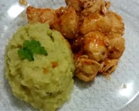 Purê de  batata doce