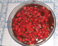 Delicia gelada de morango