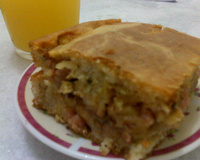 Torta salgada de linguiça
