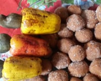 Doce cristalizado de caju