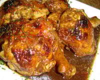 Frango com shoyu e mel