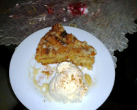 Torta cremosa de banana