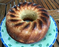 Bolo de banana com aveia