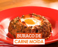 Buraco de carne moída 