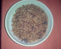 Farofa de soja com bacon