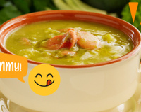 Não tem coisa melhor do que sopa nesse friozinho e hoje vou fazer essa de ervilha com bacon e linguiça de comer rezando