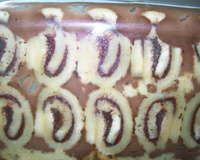 Delícia de chocolate e pêssego fácil