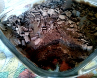 Bolo pavê de chocolate e capuccino