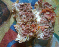 Macarrão talharim de forno