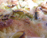 Batata gratinada com alho poró