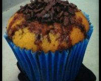 Cupcake de cenoura com Brigadeiro