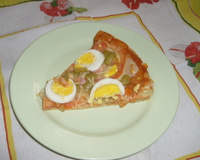 Deliciosa pizza de liquidificador