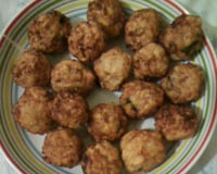 Bolinho de arroz simples da Valéria