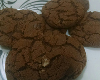 Cookie de chocolate meio amargo e aveia