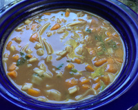Sopa de feijão com macarrão