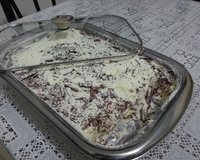 Pavê de leite ninho com chocolate