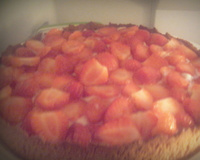 Tortinha de morango de dar água na boca.