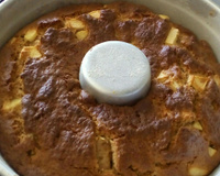 Bolo de maçã com farinha láctea