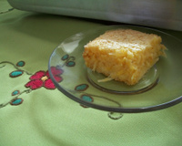 Bolo de milho verde com coco ralado