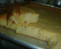 Bolo cremoso de aipim