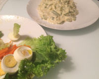 Abobrinha com creme de leite