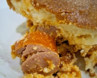 Torta rápida de salsicha