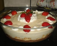 Pavê surpresa de morango