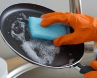 Com quantos anos você descobriu que a esponja de louça precisa ser trocada nessa frequência?