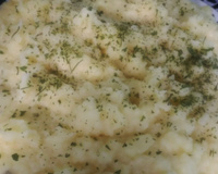 Purê de batata doce com salsinha