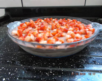 Delicia gelada de morango