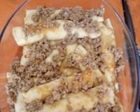 Panquecas à bolonhesa