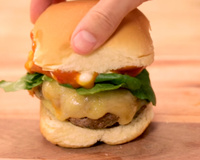 Cheesebúrguer caseiro