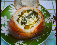 Caldo delicioso de mandioquinha com carne seca