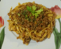 Talharim a bolonhesa (massa fresca)