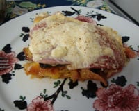 Lasanha de banana da terra