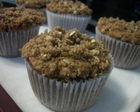 Bolinho integral de maçã e banana